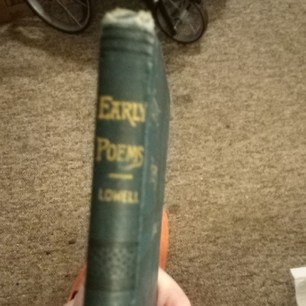 Early Poems by Lowell - Green Hardcover